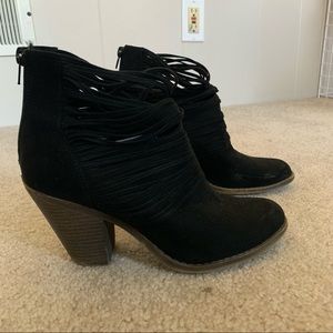 Fergalicious black booties